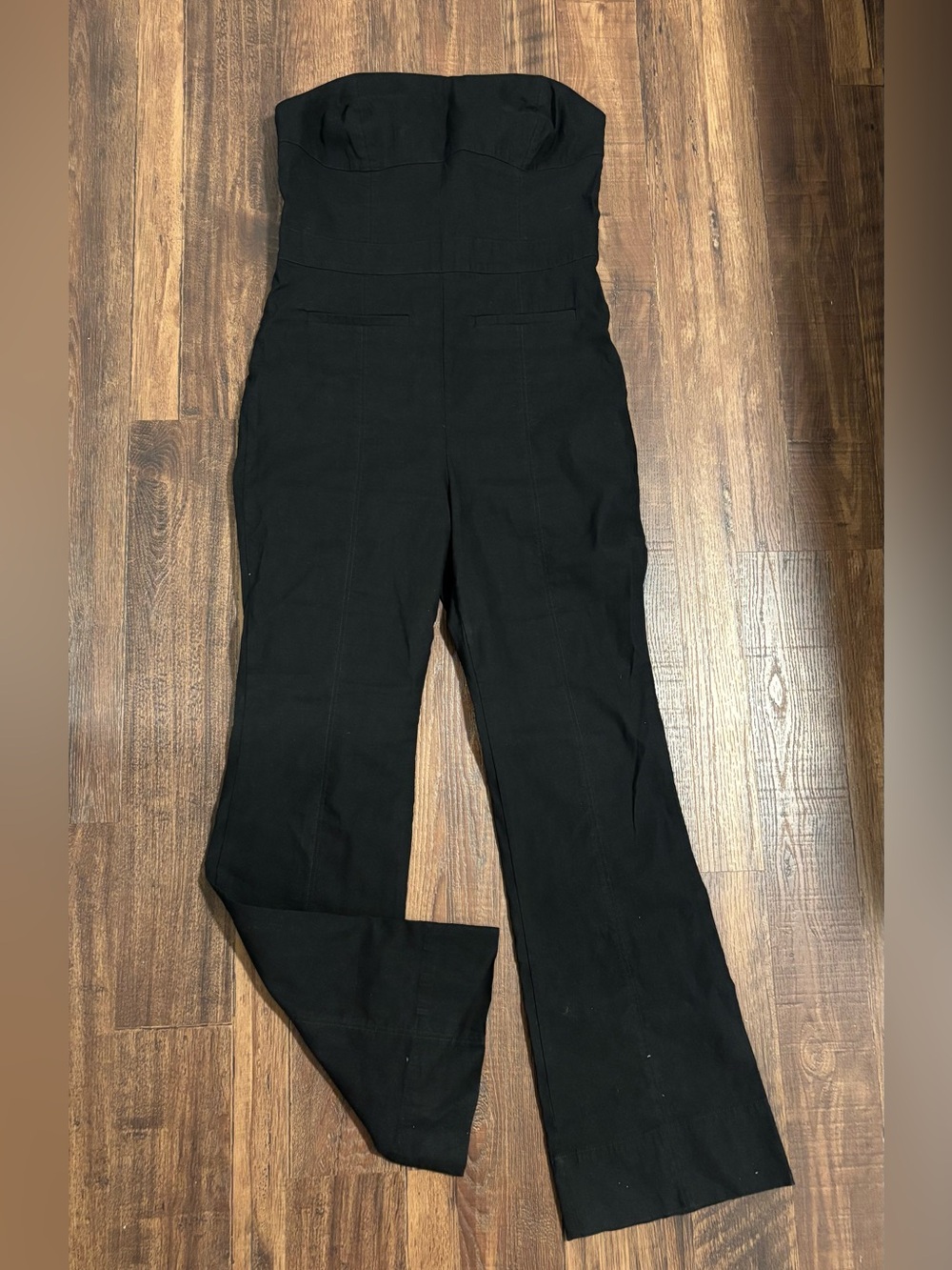 MAEVE Black Jumpsuit with Elastic Waist
